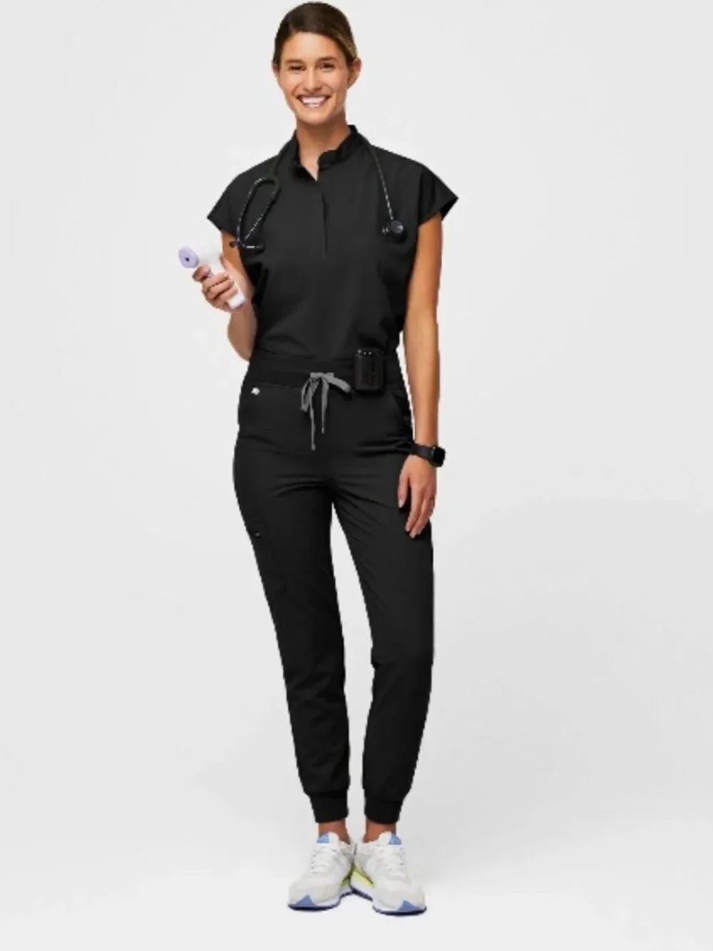 Like New! FIGS Zamora Jogger Scrub Pants Black Size XXL